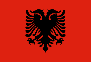Nasjonalflagg, Albania