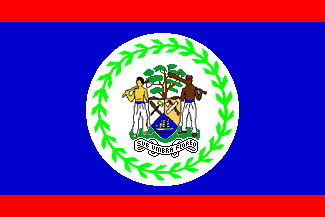 Nasjonalflagg, Belize