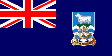 Nasjonalflagg, Falklandsøyene (Islas Malvinas)