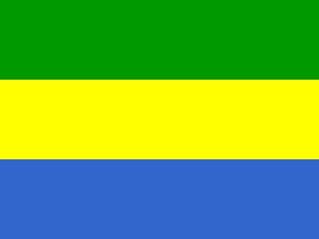Nasjonalflagg, Gabon