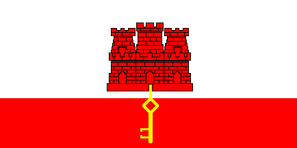 Nasjonalflagg, Gibraltar