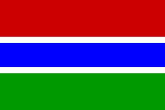 Nasjonalflagg, Gambia, den