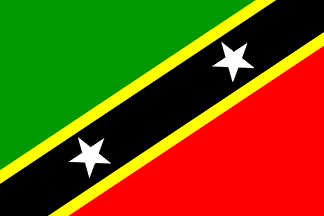 Nasjonalflagg, Saint Kitts og Nevis