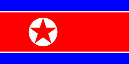 Nasjonalflagg, Korea, Nord