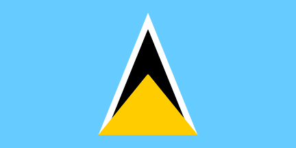 Nasjonalflagg, Saint Lucia