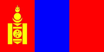 Nasjonalflagg, Mongolia