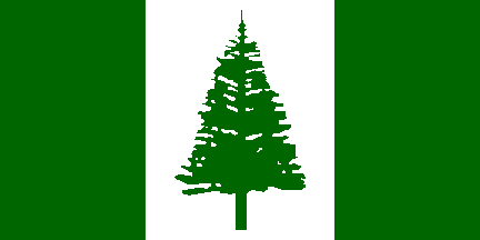 Nasjonalflagg, Norfolkøya