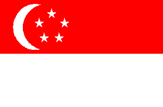 Nasjonalflagg, Singapore