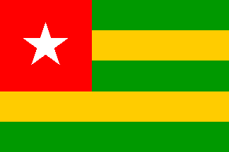 Nasjonalflagg, Togo