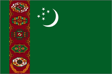 Nasjonalflagg, Turkmenistan