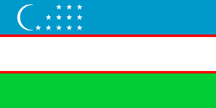 Nasjonalflagg, Usbekistan